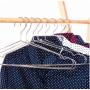 10pcs Super Strong Stainless Steel Metal Wire Hangers Clothes Hangers, Coat Hanger, Suit Hanger