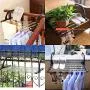 ZZQ Shoe Rack, Folding Laundry Towel Drying Rack Balcony Windowsill Fence Guardrail Corridor, Stainless Steel Retractable Clothes Hanging Racks with Clips for Drying Socks