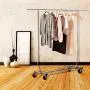 Gotobuy Clothing Garment Rack Clothes Hanger Rolling (Style 3)