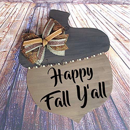 Acorn Door Hanger, Welcome to the NUT House Wreath Sign, Welcome Fall Yall, Fall Decorations, Housewarming Gift