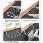 SHANGXIAN Balcony Folding Rack Bedroom Clothes Hanger Indoor And Outdoor Retractable Drying Racks 19.68 12.99 6.69“