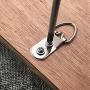 FUCAS D Ring Picture Hangers Heavy Duty Hanging Picture Frame Hangers, Double Hole with Screws FUCAS D Ring Picture Hangers Heavy Duty Hanging Picture Frame Hangers, Double Hole with Screws