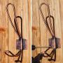 Rustic Farmhouse Entryway Hooks 12 Pack Decorative Vintage Hangers Wall Mounted Hard Antique Industrial Heavy Duty Hook Set Double Farmhouse Utility Hook Se Best for Clothes Hanger (Bronze)