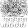 50Pcs S Hooks, HNYYZL Heavy-duty S Shaped Hook Connectors Corrosion Protection Metal Hangers Hanging Hooks, Fixed Securely and Not Slip Off, Suit for Indoor and Outdoor Hanging(1.3”/3.5cm, Silver) 50Pcs S Hooks, HNYYZL Heavy-duty S Shaped Hook Connectors Corrosion Protection Metal Hangers Hanging Hooks, Fixed Securely and Not Slip Off, Suit for Indoor and Outdoor Hanging(1.3”/3.5cm, Silver)