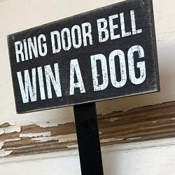 AG Designs Pet Decor - Ring Door Bell Win A Dog Wreath Hanger