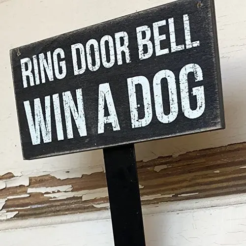AG Designs Pet Decor - Ring Door Bell Win A Dog Wreath Hanger