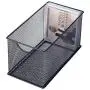 MyGift Set of 3 Black Metal Mesh CD Storage Boxes