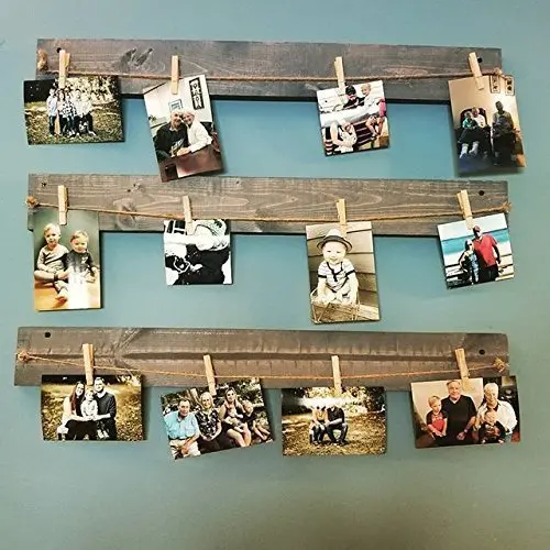 Rustic Farmhouse Photo hanger by Painter Painted Rustic Farmhouse Photo hanger by Painter Painted