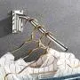 Cabilock Wall Mounted Folding Clothes Hanger Rack Coat Hanger Rack Durable Swiveling Towel Hanger Towel Hooks Cabilock Wall Mounted Folding Clothes Hanger Rack Coat Hanger Rack Durable Swiveling Towel Hanger Towel Hooks