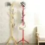 Yxsd Solid Wood Coat Rack Entryway Standing Hat Jacket Coat Clothes Hanger Holder Stand Hall Tree 8 Hooks (Color : A)