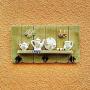 Cxjff Wall Mounted Coat Rack Clothes Hat Hanger Holder Hooks Shelf Wood Creative, Yelllow, 3 Styles Available (Color : A, Size : 3 Pieces) Cxjff Wall Mounted Coat Rack Clothes Hat Hanger Holder Hooks Shelf Wood Creative, Yelllow, 3 Styles Available (Color : A, Size : 3 Pieces)