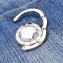 Great Chance Round Folding Purse Handbag Hanger Hook Holder