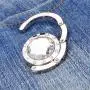 Great Chance Round Folding Purse Handbag Hanger Hook Holder