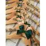 Wedding Hangers Personalized, Brides Hanger, Bridesmaids Hangers, Bride To Be Hanger, Bridal Party Hangers Set of 7