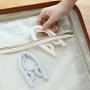 HJYPYJ Magic Hanger,Portable Magical Hangers,Windproof Not Easy to Slide PP Hanger,Space-Saving Organizer Hangers, Sturdy/Gray / 16 PCs