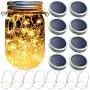 Mason Jar Solar Lantern Lights, 8 Pack 30 LED Bulbs Fairy Star Firefly Solar Lids Jar Lights,8 Hangers Included(No Jars),for Patio Garden Mason Jar Lanterns Table Wedding Decorations Lights Mason Jar Solar Lantern Lights, 8 Pack 30 LED Bulbs Fairy Star Firefly Solar Lids Jar Lights,8 Hangers Included(No Jars),for Patio Garden Mason Jar Lanterns Table Wedding Decorations Lights