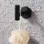 Eluck Robe Towel Hook Matte Black SUS304 Stainless Steel Single Wall Mounted Bath Hooks Round Utility Heavy Duty Door Hanger for Bathroom Kitchen Clothes Cabinet Closet Eluck Robe Towel Hook Matte Black SUS304 Stainless Steel Single Wall Mounted Bath Hooks Round Utility Heavy Duty Door Hanger for Bathroom Kitchen Clothes Cabinet Closet