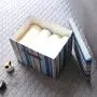 TheWarmHome Decorative Storage Boxes with Lid for Office Organizer|Decorative Storage Baskets Organizer Bins with Lids|Empty Gift Basket Toy Bin