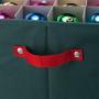 Elf Stor Ornament Storage Chest with Dividers - Holds 64 Balls, Green