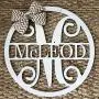Circular Family Monogram Door Hanging - Personalized Last Name Door Hanger - Wood Circle Door Hanger - Wedding Gift - Housewarming Gift Circular Family Monogram Door Hanging - Personalized Last Name Door Hanger - Wood Circle Door Hanger - Wedding Gift - Housewarming Gift