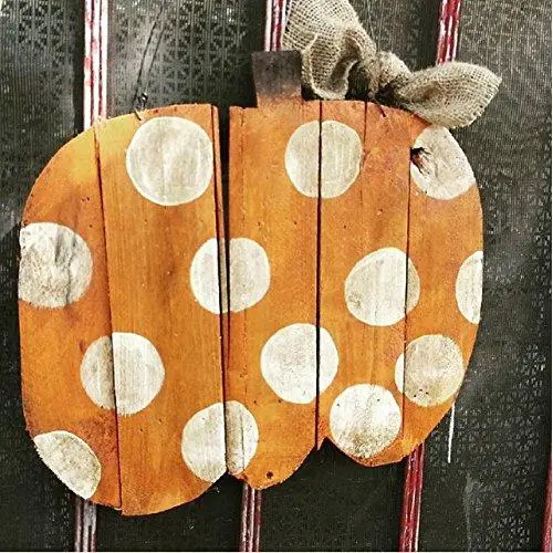 Pumpkin door hanger