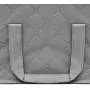 Sorbus Foldable Storage Bag Organizers, Large Clear Window & Carry Handles, Great for Clothes, Blankets, Closets, Bedrooms, and More (3-Pack, Gray)