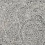 Ravenna Home Classic Paisley Throw Pillow - 24 x 12 Inch, Grey
