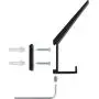 Coat Hooks Wall Mounted Towel Holder Heavy Duty Aluminum Double Robe Hanger for Bathroom Kitchen Office Farmhouse 2 Pack Anodized (Black)