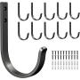 10-Pack Wall Hooks for Hanging Towel/Coat - 22LB Screw in Metal Hanger Wall Mount, for Outdoor, Closet, Door, Bathrooms, for Backpack, Robe, Black 10-Pack Wall Hooks for Hanging Towel/Coat - 22LB Screw in Metal Hanger Wall Mount, for Outdoor, Closet, Door, Bathrooms, for Backpack, Robe, Black