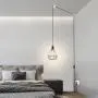 6 Pack Aluminum Swag Hooks for Ceiling Hanging, Swag Hook Super Load, White Ceiling Hooks for Hanging Lights, Ceiling Hook, Modern Ceiling Hooks for Pendant Light- Easy to Use