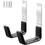 Heavy Duty Steel Garage Hooks,Garage Storage Utility Hooks,Anti-Slip Garage Hooks,Garage Garden Tool Organizer,Steel Wall Mount Hooks, Garden Hose Hanger, Garden J Hooks (Small-2PC)