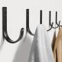 10-Pack Wall Hooks for Hanging Towel/Coat - 22LB Screw in Metal Hanger Wall Mount, for Outdoor, Closet, Door, Bathrooms, for Backpack, Robe, Black 10-Pack Wall Hooks for Hanging Towel/Coat - 22LB Screw in Metal Hanger Wall Mount, for Outdoor, Closet, Door, Bathrooms, for Backpack, Robe, Black