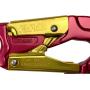 Forged Aluminum Snaphook - Double Action Self Locking Gate, Captive Eye 27 kN - Red-Snaphook- Aluminum Snap Hook Hardware