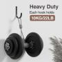 10-Pack Wall Hooks for Hanging Towel/Coat - 22LB Screw in Metal Hanger Wall Mount, for Outdoor, Closet, Door, Bathrooms, for Backpack, Robe, Black 10-Pack Wall Hooks for Hanging Towel/Coat - 22LB Screw in Metal Hanger Wall Mount, for Outdoor, Closet, Door, Bathrooms, for Backpack, Robe, Black