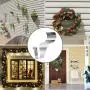Heavy-Duty Stainless Steel Hooks, 20 Pack Vinyl Siding Hooks, No Hole Siding Hanger for Outdoor & Holiday Decoration