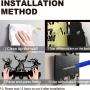 [Deer Key Hooks Organizer] Wooden Deer Key Hooks, 1Pc Animal Theme Wall Mount Organizer - 5 Metal Hooks, 19 * 29 * 3cm Black Home Decoration for Storage, Living Room, Hallway, Office