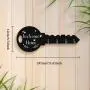 [Vintage Wooden Key Hook] Welcome Home 1pc Vintage Wooden Key Shape Key Hook - Wall Decoration Hook for Farmhouse Country Home, Halloween, Thanksgiving, Christmas