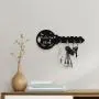 [Vintage Wooden Key Hook] Welcome Home 1pc Vintage Wooden Key Shape Key Hook - Wall Decoration Hook for Farmhouse Country Home, Halloween, Thanksgiving, Christmas