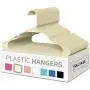 HOUSE DAY Plastic Hangers Plastic Clothes Hangers for Skirt Suit Coat, Standard Tubular Plastic Hanger for Clothes (20 Pack)