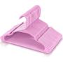 HOUSE DAY Plastic Hangers Plastic Clothes Hangers for Skirt Suit Coat, Standard Tubular Plastic Hanger for Clothes (20 Pack)