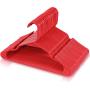 HOUSE DAY Plastic Hangers Plastic Clothes Hangers for Skirt Suit Coat, Standard Tubular Plastic Hanger for Clothes (20 Pack)