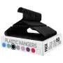 Mainstay 50-Pieces Standard Plastic Hangers (Black, 1 Pack) Mainstay 50-Pieces Standard Plastic Hangers (Black, 1 Pack)
