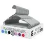 Mainstay 50-Pieces Standard Plastic Hangers (Black, 1 Pack) Mainstay 50-Pieces Standard Plastic Hangers (Black, 1 Pack)