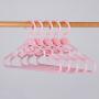 Dedu Plastic Clothes Hanger, Extra Thick Plastic Adult Slip Resistant Standard Clothing Hanger Ideal for Everyday Use 20 Pack (Black)