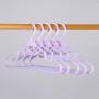 Dedu Plastic Clothes Hanger, Extra Thick Plastic Adult Slip Resistant Standard Clothing Hanger Ideal for Everyday Use 20 Pack (Black)