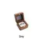 Black Walnut Wooden Engagement Ring Bearer Box, Solid Wood Square Double Rings Boxes for Wedding Ceremony Rings Storage Black Walnut Wooden Engagement Ring Bearer Box, Solid Wood Square Double Rings Boxes for Wedding Ceremony Rings Storage