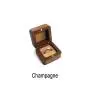 Black Walnut Wooden Engagement Ring Bearer Box, Solid Wood Square Double Rings Boxes for Wedding Ceremony Rings Storage Black Walnut Wooden Engagement Ring Bearer Box, Solid Wood Square Double Rings Boxes for Wedding Ceremony Rings Storage