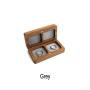 High-grade American black walnut solid wood jewelry boxes Chinese style wooden couple ring boxes square ring boxes medal box