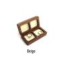 High-grade American black walnut solid wood jewelry boxes Chinese style wooden couple ring boxes square ring boxes medal box