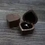 Wedding love ring boxes walnut pair ring storage packaging gift boxes heart-shaped wooden boxes ear stud earrings jewelry boxes female Wedding love ring boxes walnut pair ring storage packaging gift boxes heart-shaped wooden boxes ear stud earrings jewelry boxes female